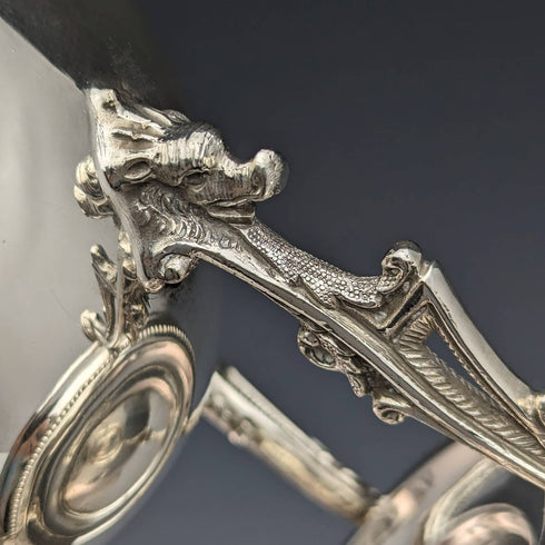 Around 1910 British Antique Silver Plated Egg Codler Walker and Hall